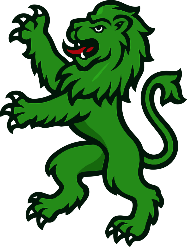 Heraldic Lion Green Final vs 1